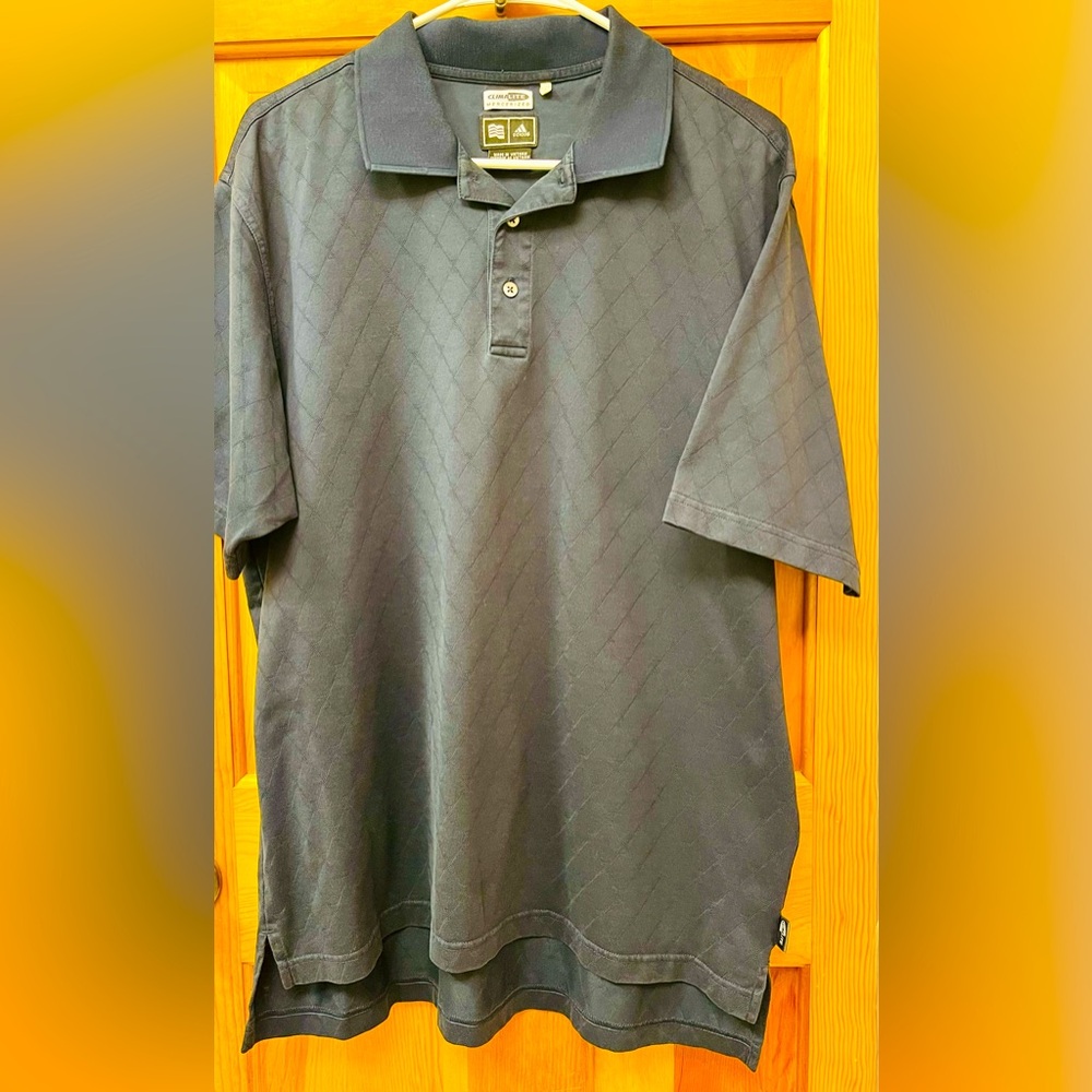 Men's Adidas Climalite Mercerized Short Sleeve Golf Shirt